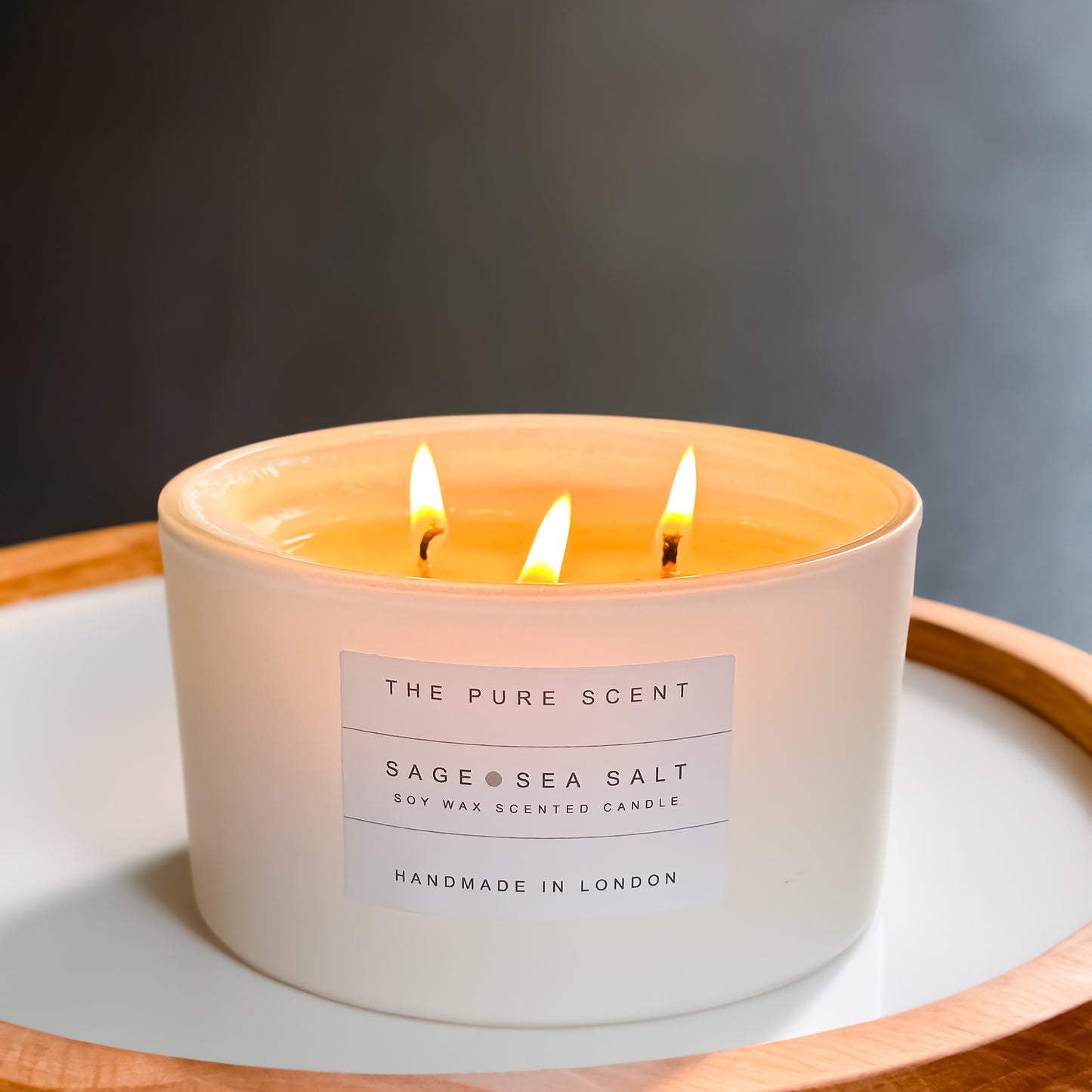 Large 3 Wick Soy Candle