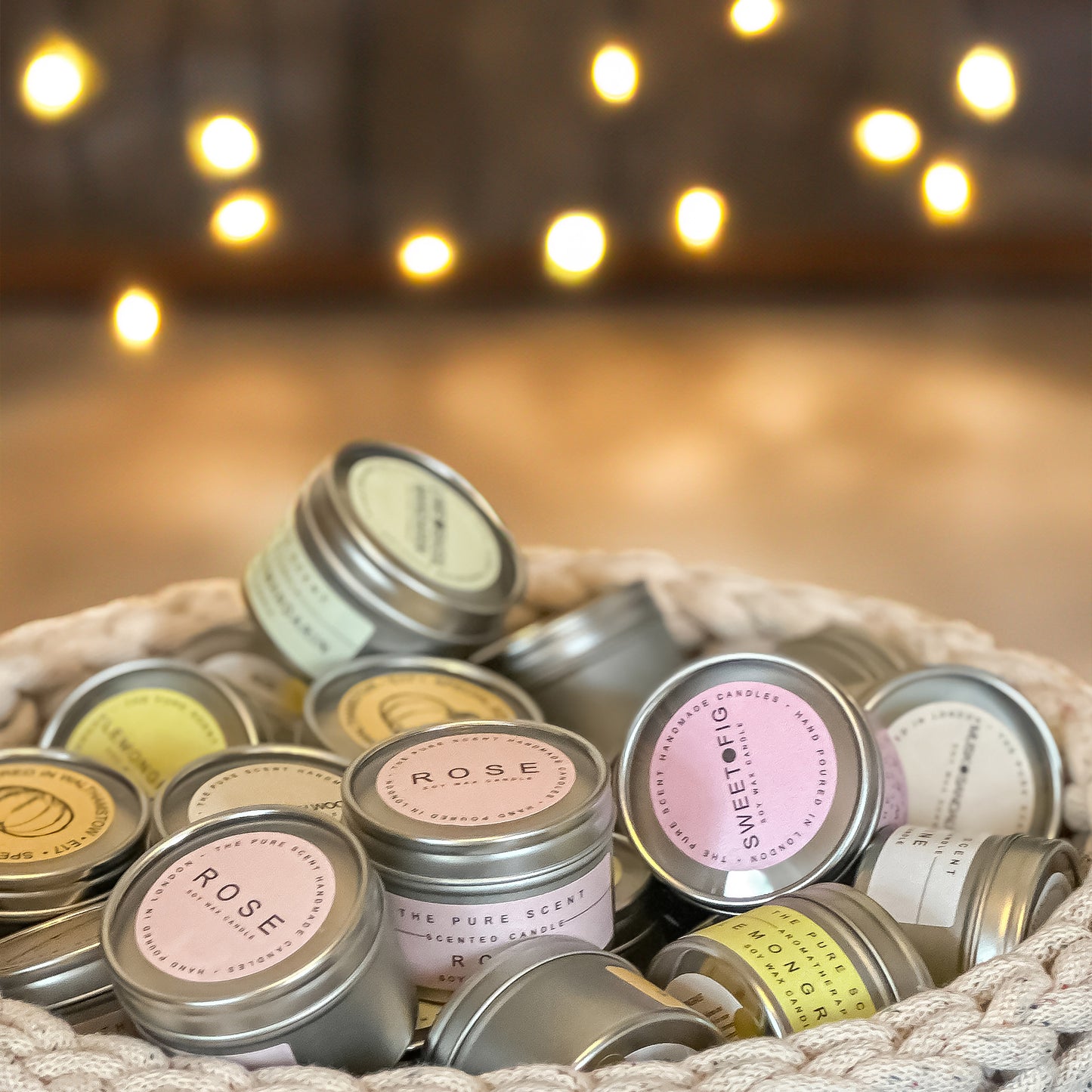 6 Mini Soy Scented Candles