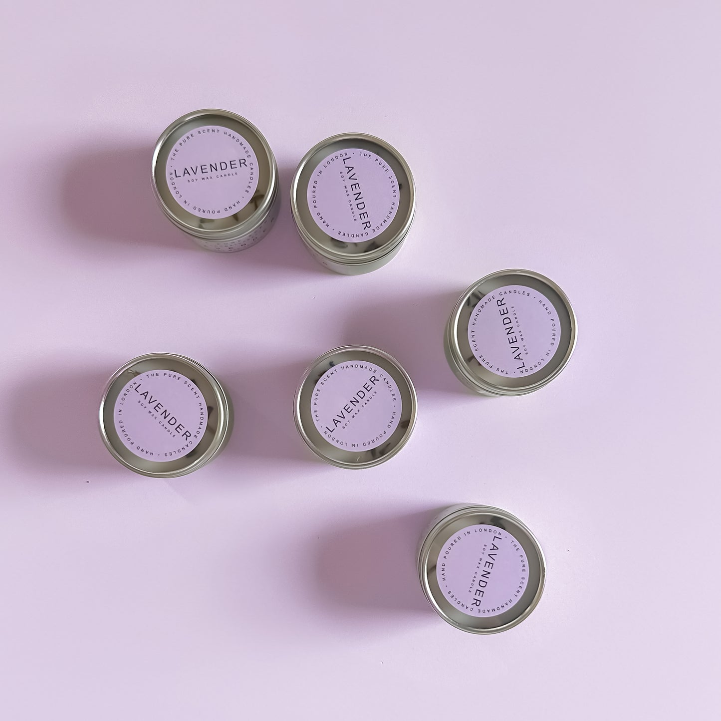 6 Mini Soy Scented Candles