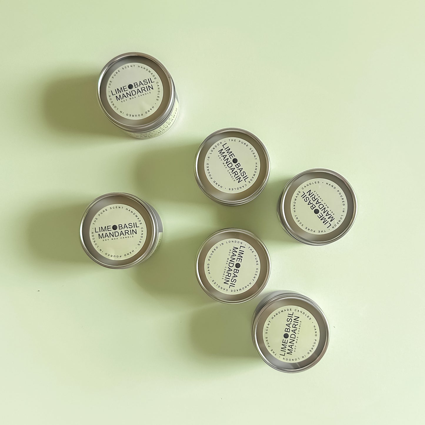 6 Mini Soy Scented Candles