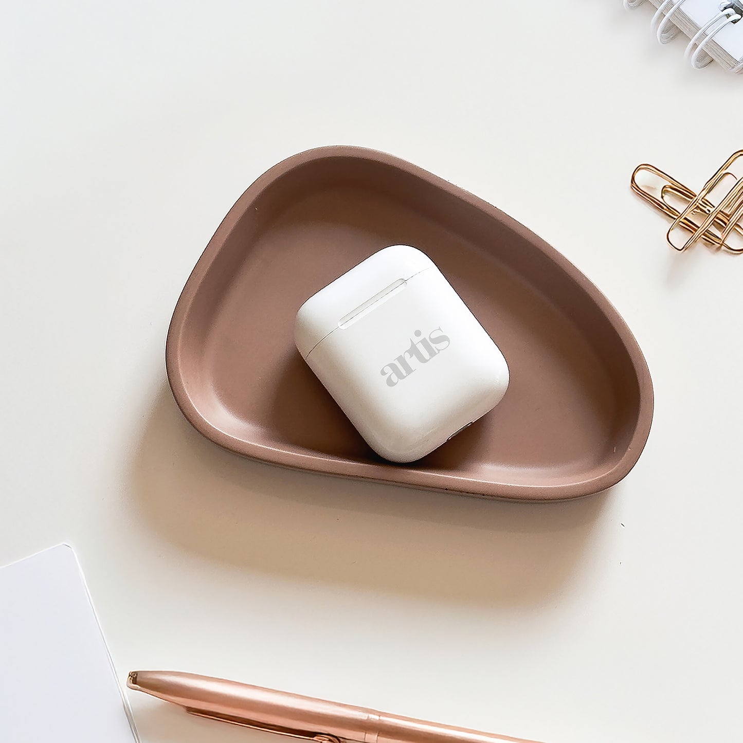 Jesmonite Pebble Tray Set by Artis Homeware