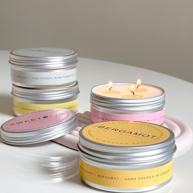 150g 3 Wick Soy Candle in a Tin