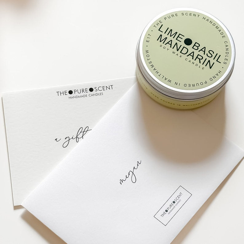 150g 3 Wick Soy Candle in a Tin
