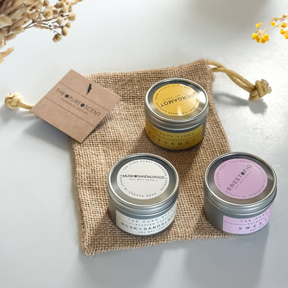 3 Mini Soy Candles • The Gift Set