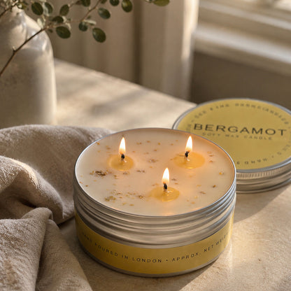 150g 3 Wick Soy Candle in a Tin