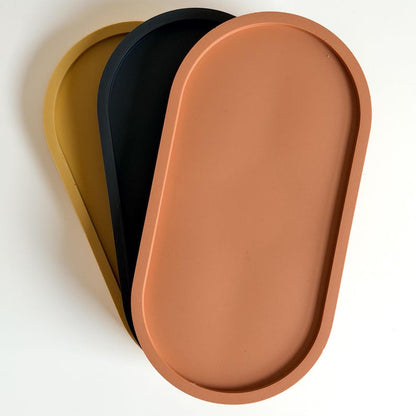 Jesmonite Oval Trinket Tray by Artis Homeware