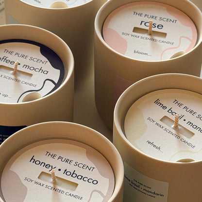 300g Ceramic Soy Wax Candle with Lid
