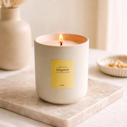 300g Ceramic Soy Wax Candle with Lid