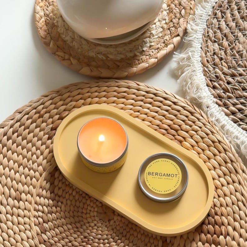 Jesmonite Oval Trinket Tray by Artis Homeware