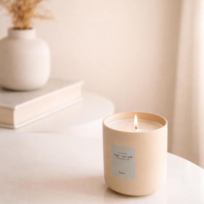 300g Ceramic Soy Wax Candle with Lid