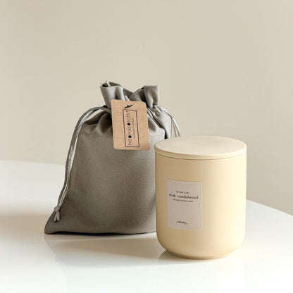 300g Ceramic Soy Wax Candle with Lid