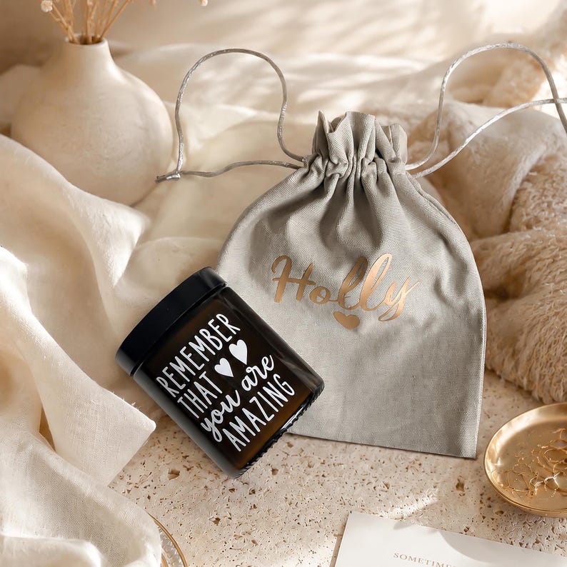 Remember You Are Amazing Soy Wax Candle with Personalised Bag